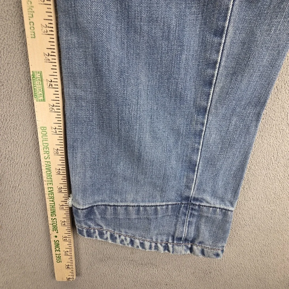VTG Levis Engineered Jeans Mens Blue Twisted Button Fly Light Wash Fits 30x33